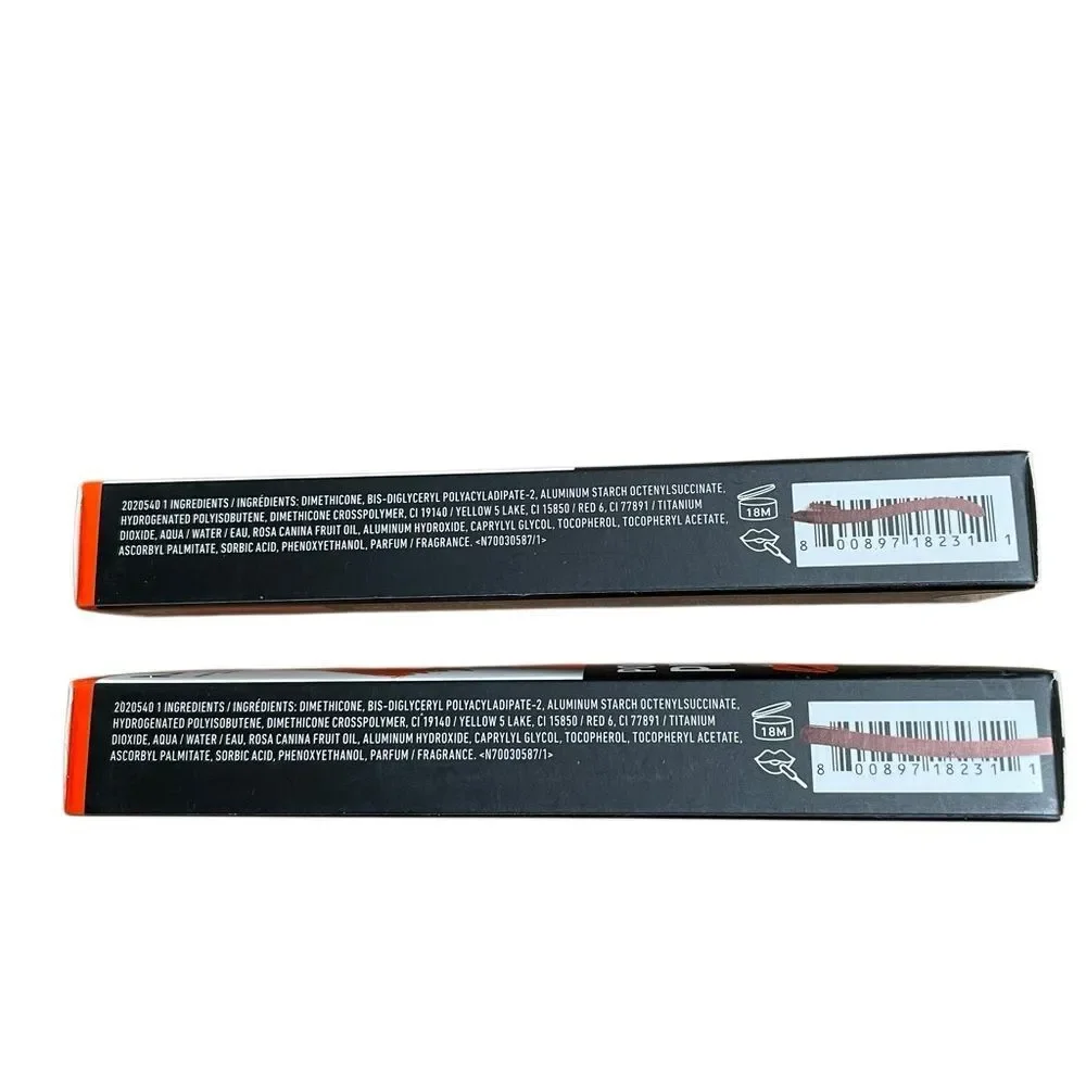 NYX Powder Puff Lippie - Crushing Hard Orange Matte‎ Liquid Lipstick 2-pack New